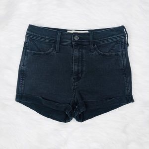 Hollister Black High Rise Short Short